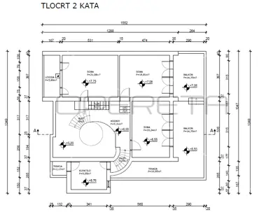 Poslovno-stambeni objekt 710 m², Split Brda, 4 etaže - 28