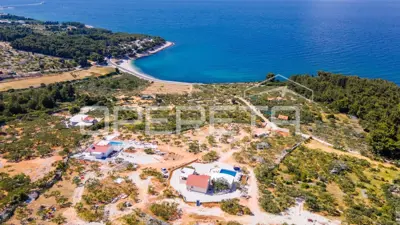 Vila 8.000 m², Supetar na Braču, panoramski pogled na more - 5