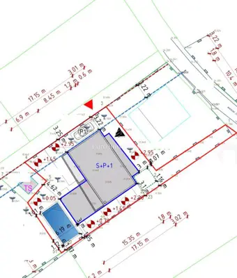 Sukošan - building plot with permit, 350 m from the sea - 11