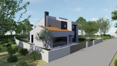 Svetvinčenat, attraktives Baugrundstück mit erteiltem Bescheid für den Bau - 4