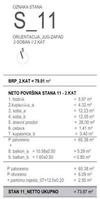 Apartment 74 m², Čiovo - panoramic sea view - 2