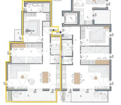Wohnung zum Kauf in Čiovo, 74 m²