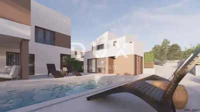 ISTRA, KUŽINIĆI - Baugrundstück mit bezahltem Projekt für ein Fertighaus - 3