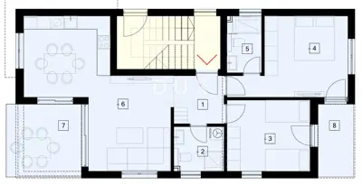 Apartment 99 m², Banjol on the island of Rab - ground floor, 100 m from the sea - 8
