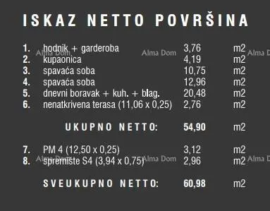 Stan, Štinjan, Pula - 2 spavaće sobe i terasa - 11