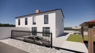 Kuća 135 m², Vrbnik - bazen i natkriveni roštilj - 2