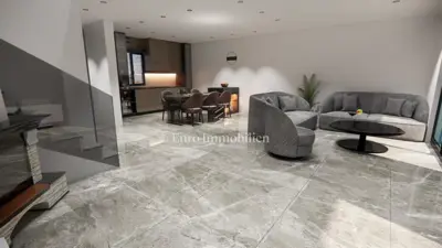 Kuća 135 m², Vrbnik - bazen i natkriveni roštilj - 14