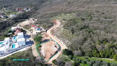 Building plot 855 m², Labin - sea view - 4
