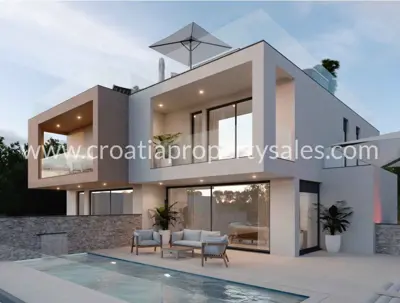 Kuća 217 m², Šibenik - panoramski pogled na more - 2