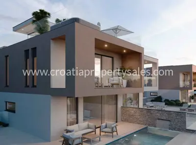 Kuća 217 m², Šibenik - panoramski pogled na more - 3