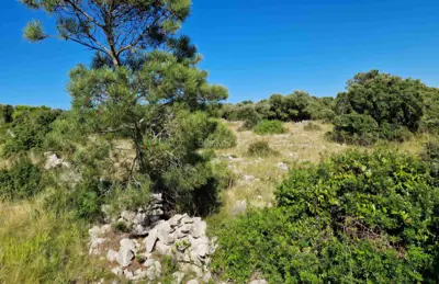 For Sale, Island of Vir, Gajine, Building Land, First Row to the Sea - 2