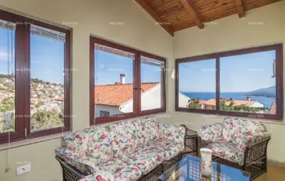 Kuća 200m², Rabac – tri stana na mirnoj lokaciji, pogled na more - 8