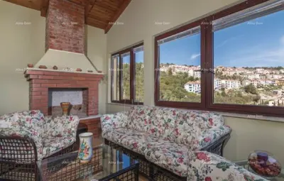 Kuća 200m², Rabac – tri stana na mirnoj lokaciji, pogled na more - 14