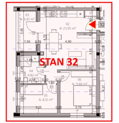 Apartment in Pula, Centar - 2 bedrooms, balcony - 14