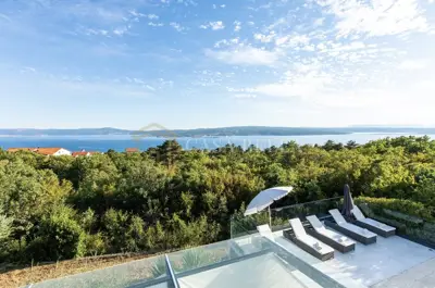 Kuća 283 m², Crikvenica - pogled na more i bazen - 11