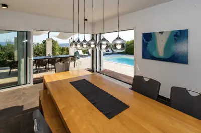 Kuća 283 m², Crikvenica - pogled na more i bazen - 15