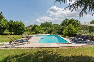 Kamena vila 1430 m², Poreč - bazen i okućnica - 8