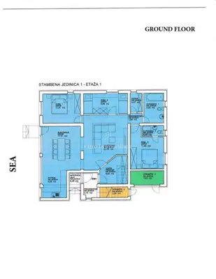 Apartment 90,90 m², Vir - first row to the sea and terrace 24 m² - 23
