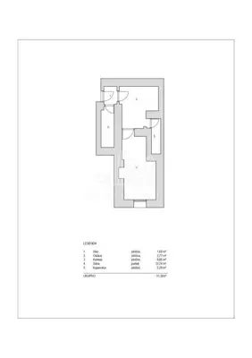 Šenoina, one-bedroom apartment, 32 m² - 10