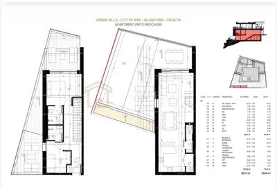 Wohnung 156 m², Krk - Maisonette, 2 Schlafzimmer - 4