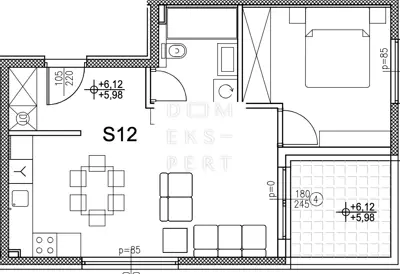 Kraljevečki Novaki, 2-room apartment on the second floor of a new building, 53 m² - 14