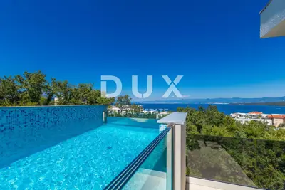 Penthouse 192,88 m², Malinska - Pool und Panoramablick auf das Meer - 2