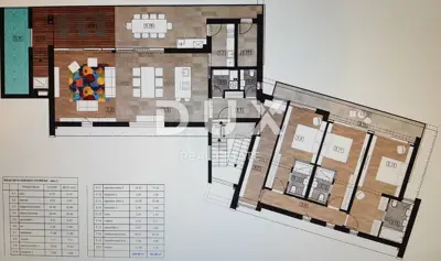 Penthouse 192,88 m², Malinska - Pool und Panoramablick auf das Meer - 16