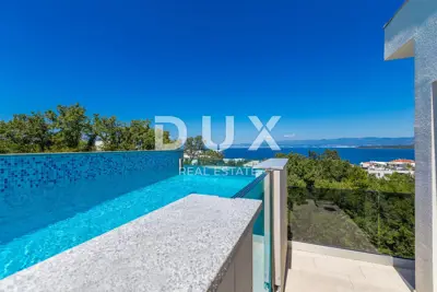 Penthouse 192,88 m², Malinska - Pool und Panoramablick auf das Meer - 10