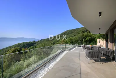 Villa 225 m², Medveja - Blick auf die Kvarner Bucht - 10