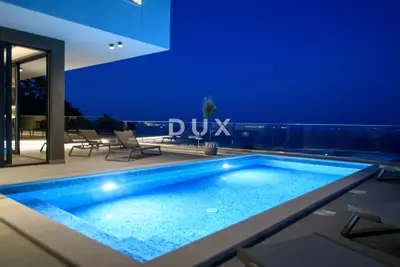 Villa 225 m², Medveja - Blick auf die Kvarner Bucht - 6