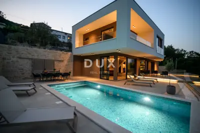 Villa 225 m², Medveja - Blick auf die Kvarner Bucht - 5