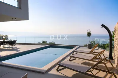 Villa 225 m², Medveja - Blick auf die Kvarner Bucht - 7