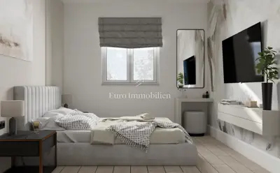 Wohnung 79 m², Vir - 2 Schlafzimmer und Hof - 4
