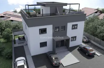 Wohnung 79 m², Vir - 2 Schlafzimmer und Hof - 12