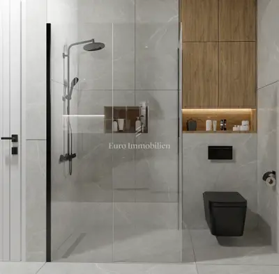 Wohnung 79 m², Vir - 2 Schlafzimmer und Hof - 5