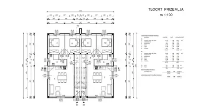 Wohnung 79 m², Vir - 2 Schlafzimmer und Hof - 14