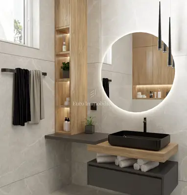 Wohnung 79 m², Vir - 2 Schlafzimmer und Hof - 6