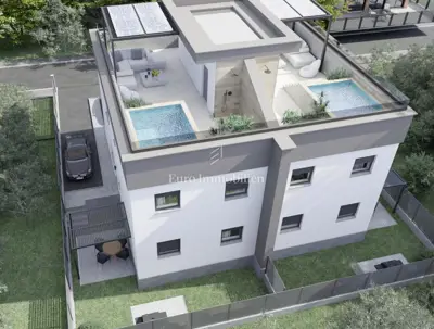 Wohnung 79 m², Vir - 2 Schlafzimmer und Hof - 11