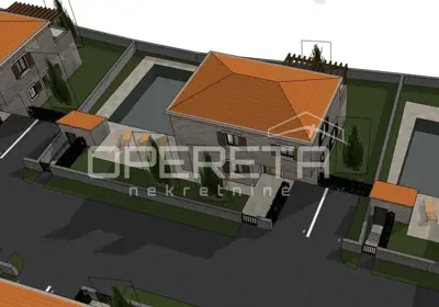 Baugrundstück 6.500 m², Barban - Projekt einer Villa mit Pool