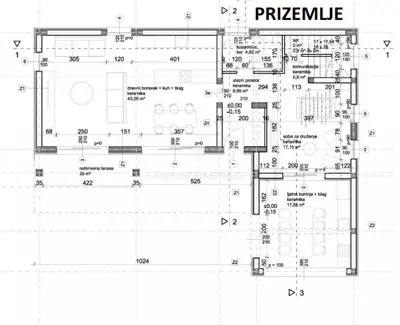 Vila 227 m², Stara Novalja - pogled na more i bazen - 13