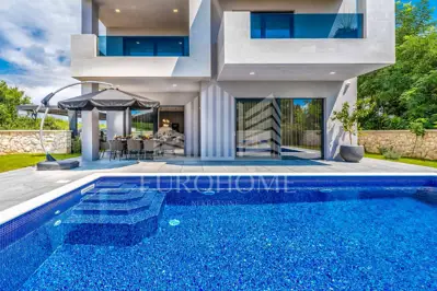 Vila 370 m², Privlaka - panoramski pogled na more - 19