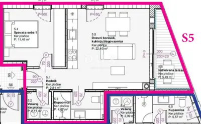 DALMACIJA, VODICE - One-room apartment "S5" under construction - 6