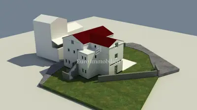 Građevinsko zemljište, Mali Podol na Cresu - projekt za stambeno-poslovni objekt - 3