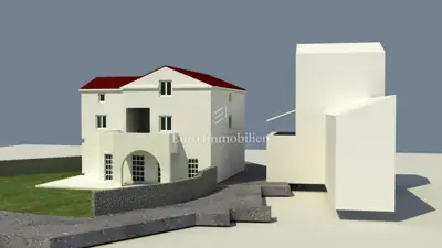 Građevinsko zemljište, Mali Podol na Cresu - projekt za stambeno-poslovni objekt - 5