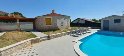 Kažun 74 m², Peruški - shared pool and terrace - 5
