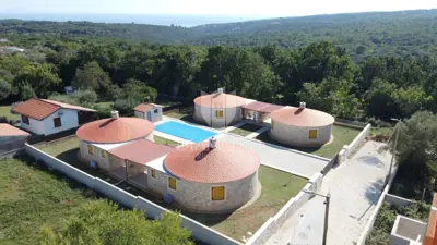 Kažun 74 m², Peruški - shared pool and terrace