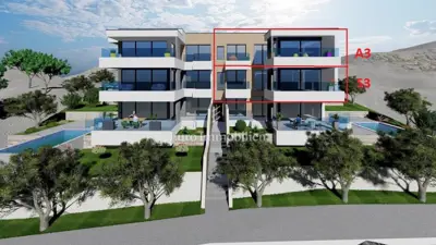 Stara Novalja - penthouse in the first row by the sea - 4