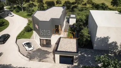 Vila 228,6 m², Vodnjan - bazen i pogled na more - 4