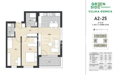 Wohnung zum Kauf in Kromosovo naselje, 79 m² - 6