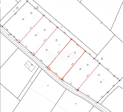 Baugrundstück 832 m², Briševo - ruhige Lage - 7